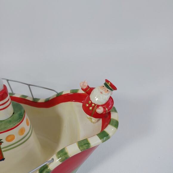 Department 56- Santa Cruise Ship Spreader Set, (9.5") #51346 (Read Desc.) - Picture 3 of 8